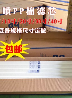 20寸30寸40寸PP SEDIMENT熔喷滤芯商用纯水机过滤保安过滤器滤芯