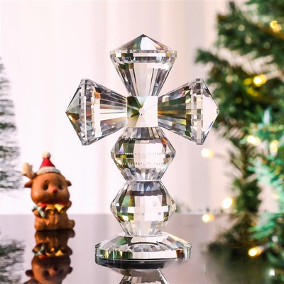 十字架摆件家用餐厅玄关电视柜子装饰品客厅卧室床头柜桌面小摆台