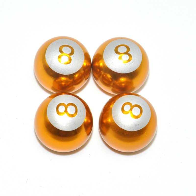 新款铝合b金汽车气门嘴帽 改装气嘴帽 8号轮胎帽 个性气门帽气嘴