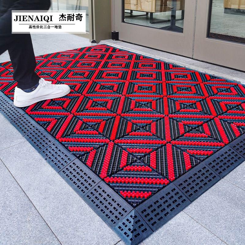 商用三合一地垫门口室外防滑脚垫户外入户门垫地毯门前酒店防水