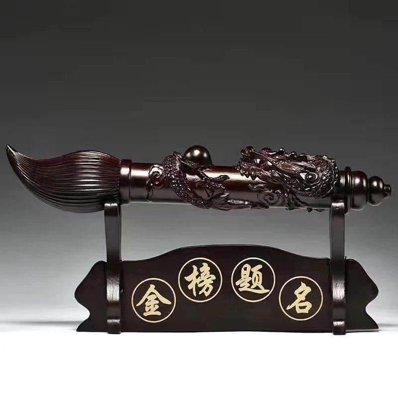 乌木实木雕刻文昌笔饰品大笔钱红木家居店装饰工艺品开幕礼品,家居饰品,装饰摆件,淘宝优惠券,粉丝福利购,淘宝优惠卷