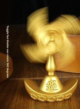 旋转风车室内家居客厅入口桌面店公司办公室礼品装饰饰品工艺品