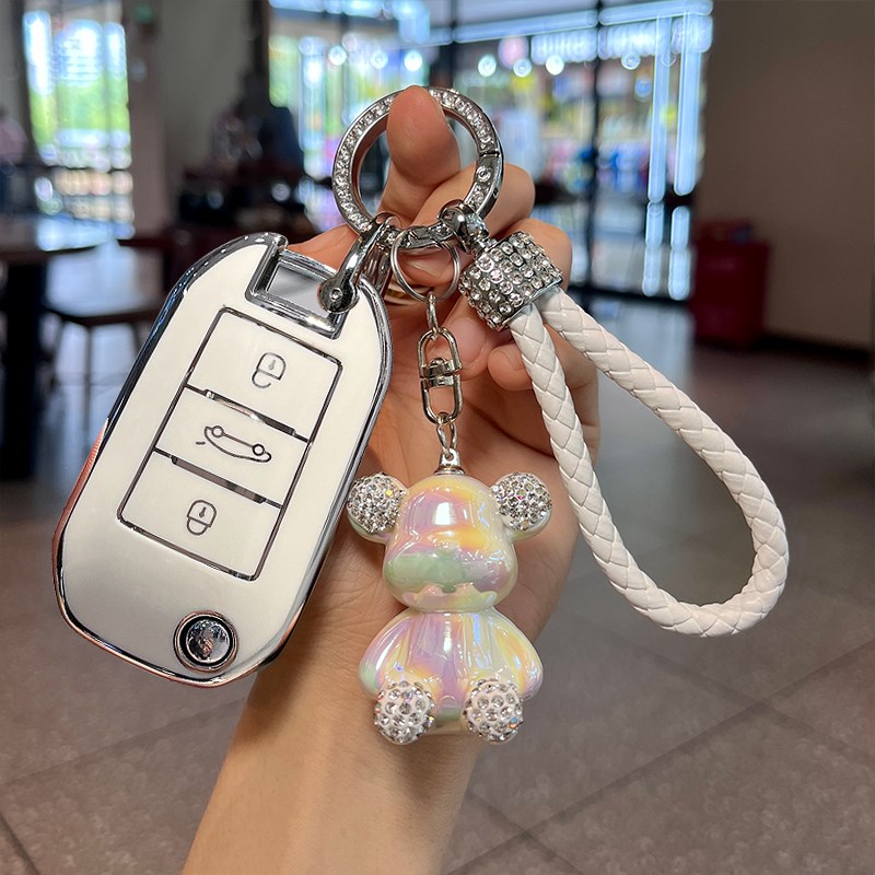 东风雪铁龙c3gxr钥匙套c4l天逸c5凡尔赛c4世嘉爱丽舍c6汽车包扣壳