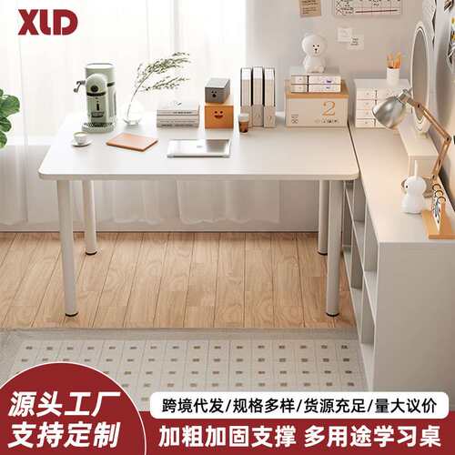 书桌学生写字桌卧室化妆桌出租屋床边简易办公桌子现代简约小白桌