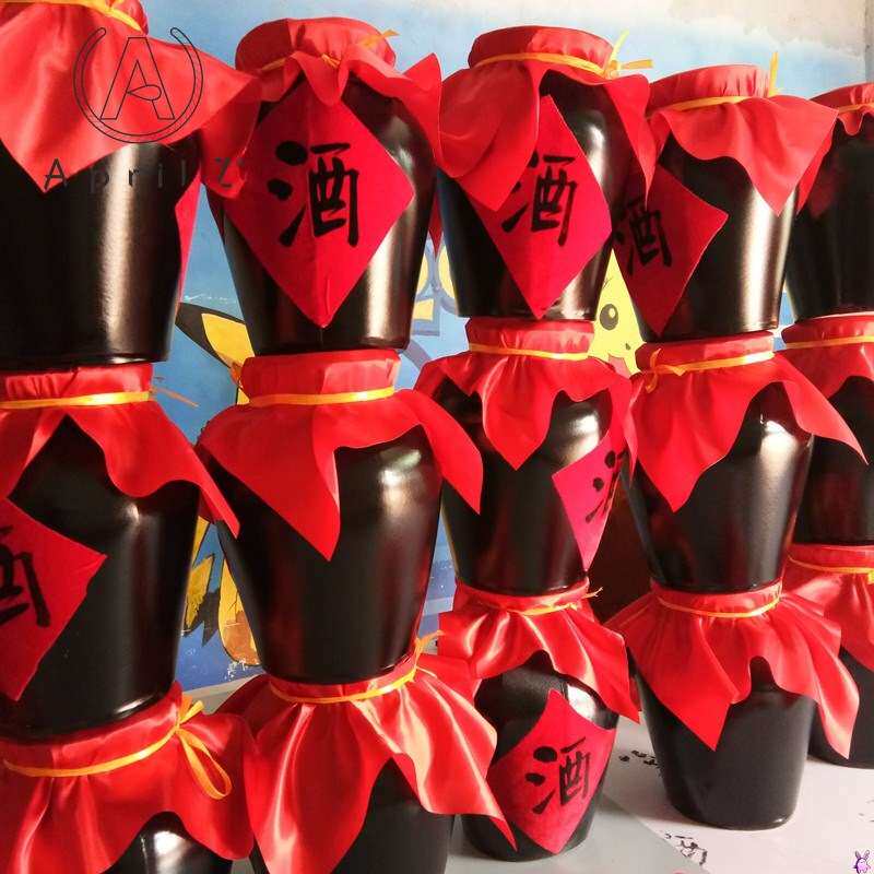 5ZW装饰仿真拍照古风酒壶假汉道具演出泡沫服酒具酒坛子酒瓶酒罐