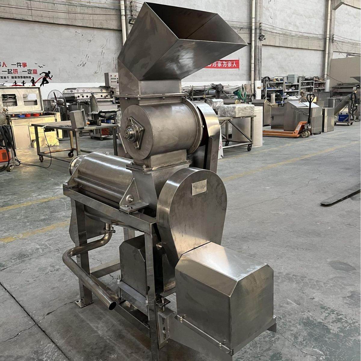 螺杆榨汁机油甘柚子果蔬商用螺旋榨汁设备源头厂家