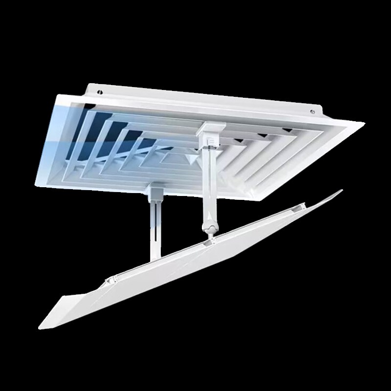 中央空调出风口挡风板防直吹方形回形吸顶风管Q机导风板遮风板挡