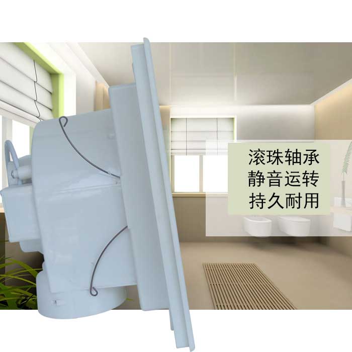 吸顶式换气扇静音家用厨q房卫生间大风量吸顶式排气扇8寸10寸12寸