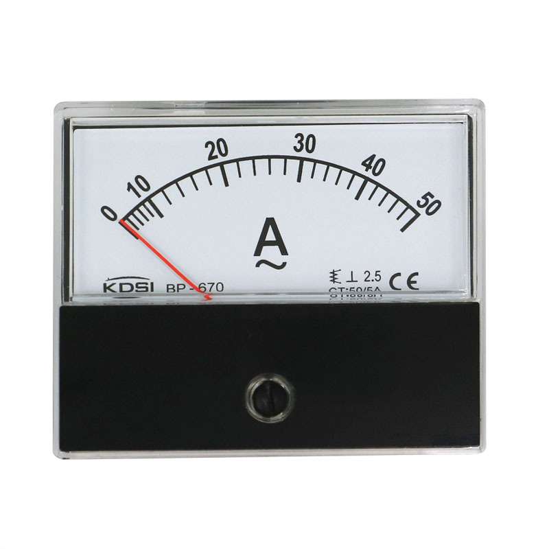 KDSI供应指针式BP-670 AC50/5A 交流电流表 仪表盘用表工业交直流