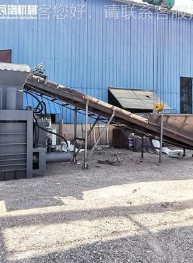 麦糠机缩装袋 套袋压麦型BZP麸打包机厂家 方形液压压块机定做