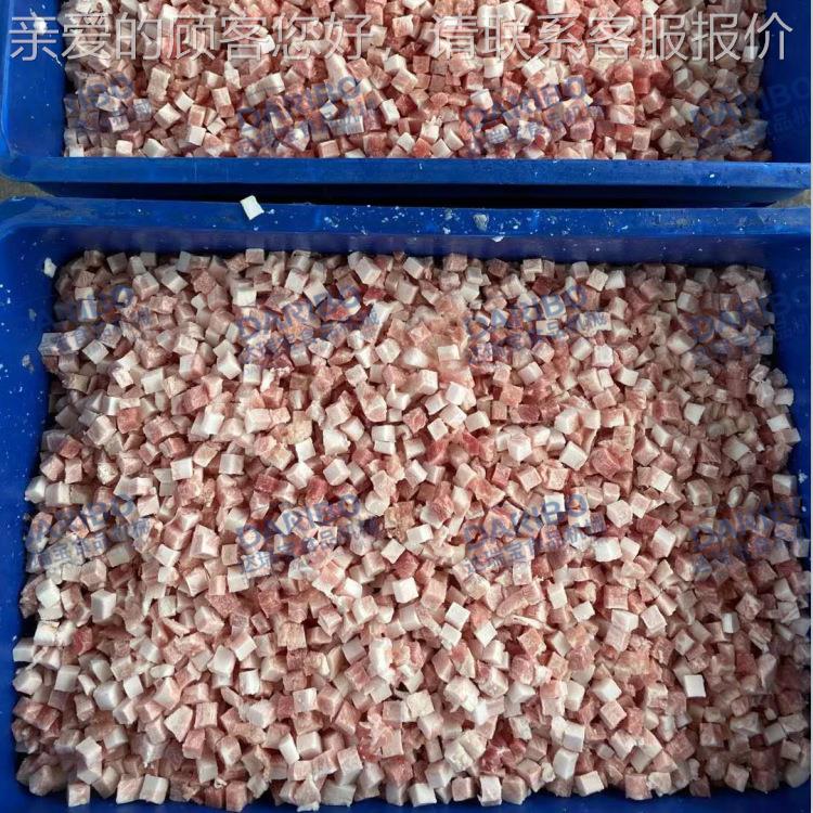 O五切丁设备大型花肉切牛丁机商用三TOR维冻肉切丁机冻肉干切丁机