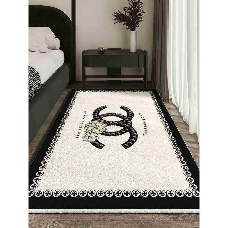 法式小香风床边毯轻奢高级感客厅加厚地毯卧室床尾毯防滑免洗地垫,居家布艺,地毯,淘宝优惠券,粉丝福利购,淘宝优惠卷