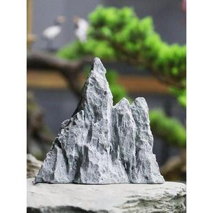 模拟假山奇石摆件中国园林盆景花卉干景观微景观造景山石摆件