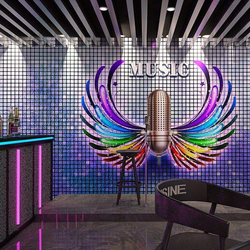 d亮片闪片墙纸翅膀壁纸酒吧院健身房舞蹈室拍照背景墙,家装主材,定制壁画,淘宝优惠券,粉丝福利购,淘宝优惠卷