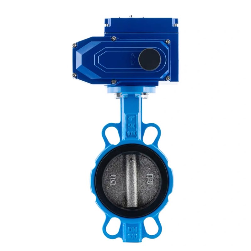 D971X-16 电动蝶阀对夹式电动蝶阀DN50 65 80 100 125 150 200