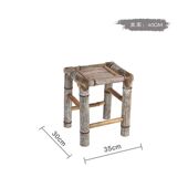 复古风传统竹编老式 手工竹制竹家用休闲工厂上班竹板凳