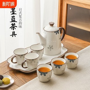 茶 2025新款 茶杯茶壶功夫茶具套装 釉下彩中式 家用泡茶具礼.盒日式