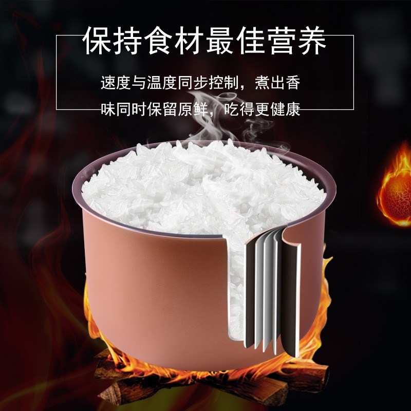 柏熠电饭煲5L升不粘锅内胆CFXB50FD8041-86锅芯CFXB50FD8060煲胆