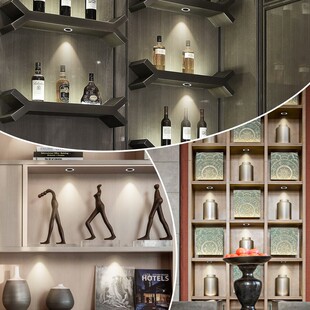 ld满天星小W迷你酒柜衣橱牛眼灯o科锐防眩光孔