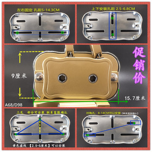 升降晾衣架手摇器通用免打阳台单杆晒衣架三手摇把