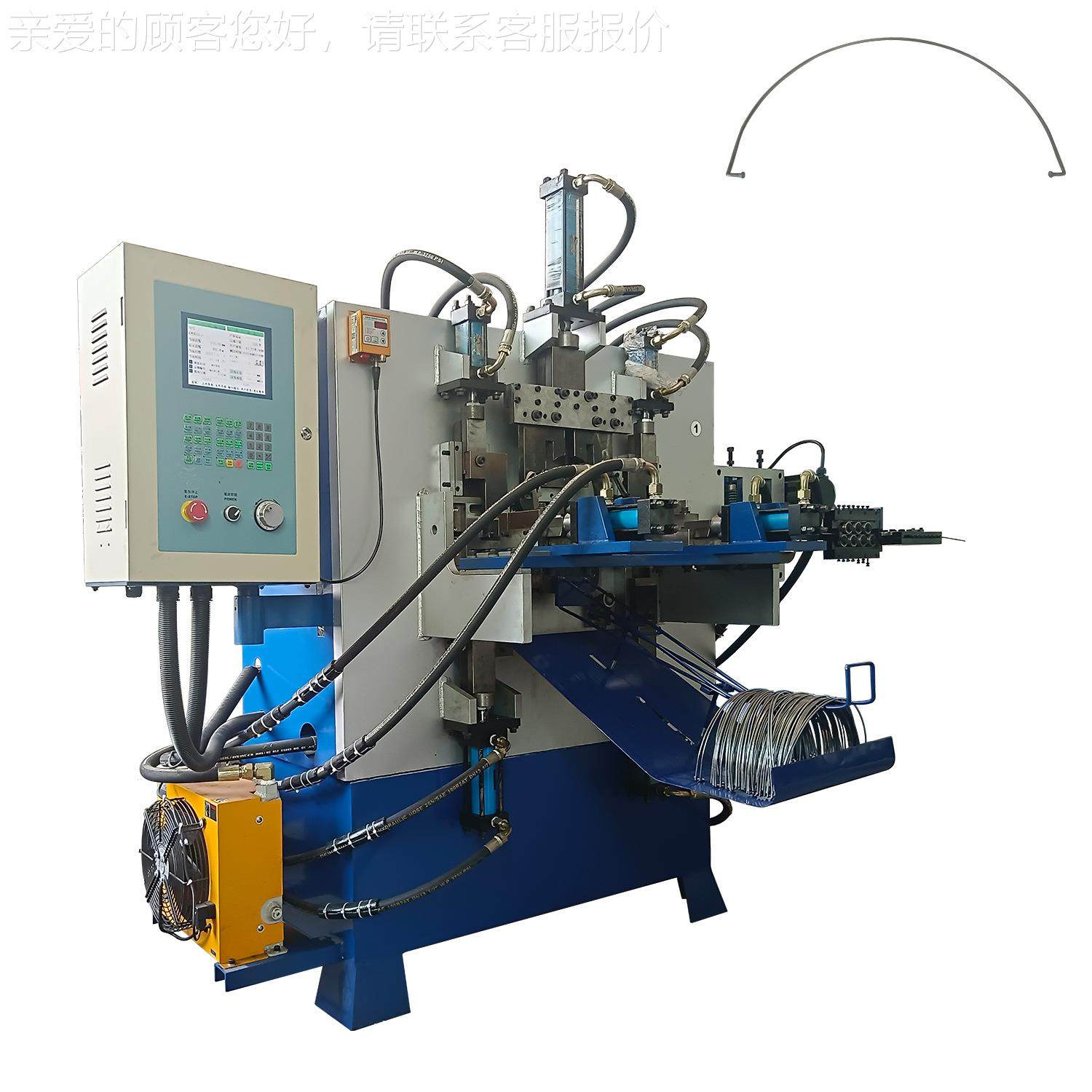 液桶提手成型压机 全自动水提手制作设备 GT-CN-5R桶金属线钩材折