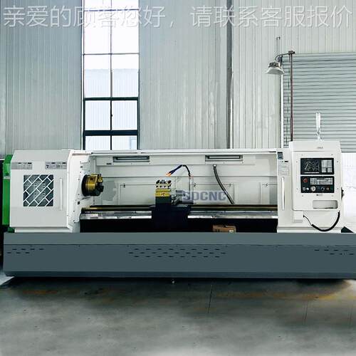 数控车床0C615加长床身高精K度大CK6150孔径卧全自动式硬轨3米数
