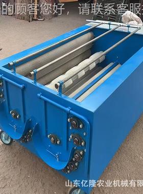 EEU外电动核桃剥壳机 桃不伤核去青皮贸机 双皮滚筒核桃脱清洗机