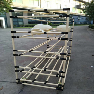 头盔专用周转车精益管货架工厂车间流水线复合管可移动推拉工具车