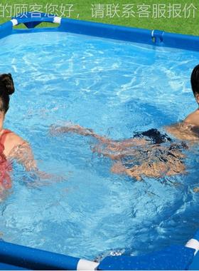 B泳estw适ay/百乐5640支架游池家用户外成儿童加厚大型5640人戏水