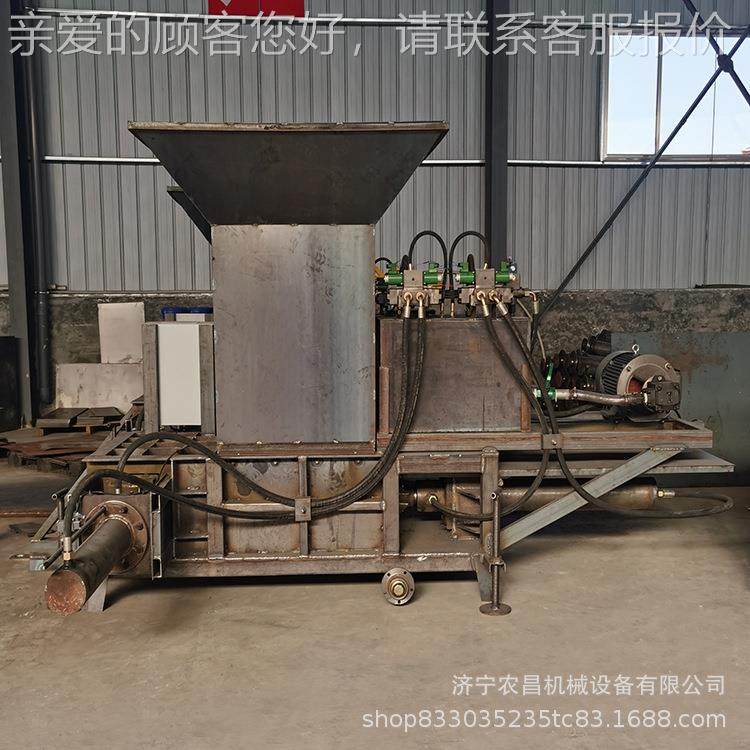 农用秆甘蔗花生秧储黄打包机 适合秸多物料FPI 种三缸小麦秸秆打
