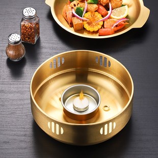 酒席干锅保温炉锅仔鱼头锅海鲜牛蛙干锅酒精炉带耳干锅炉