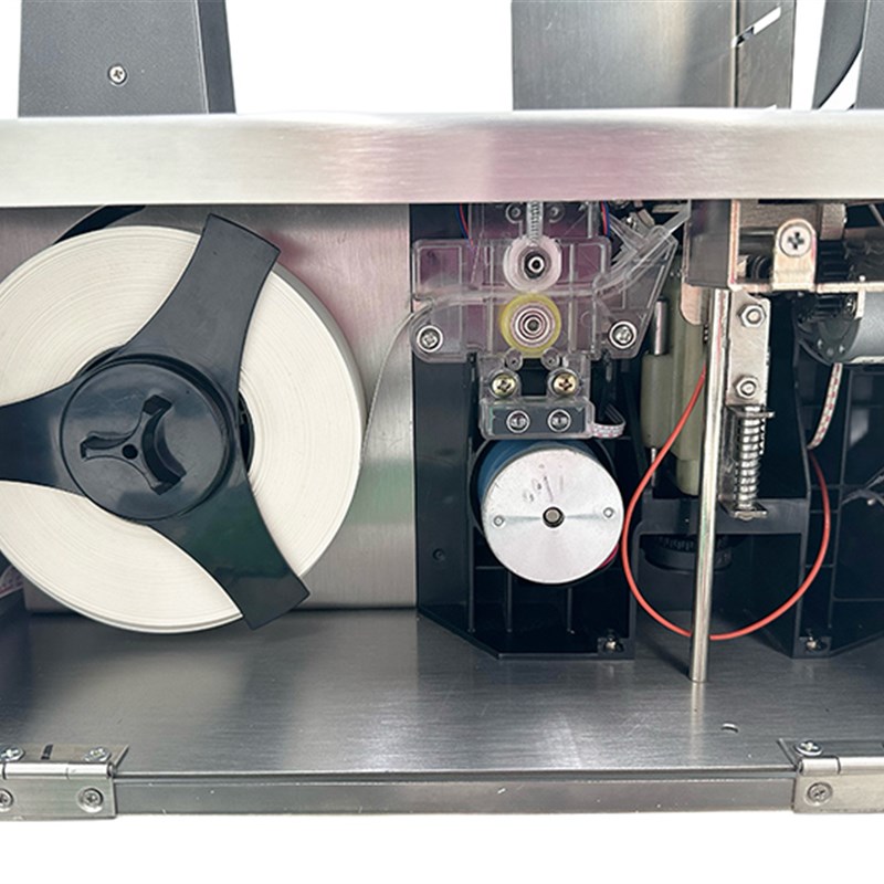 全自动捆扎机纸带打包机扎捆机扎带机扎把机捆钞机小型束带机厂家