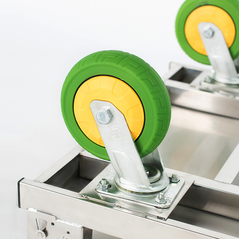 不锈钢推车平板手推车搬运车拖车折叠拉货车静音小推车拉货载重