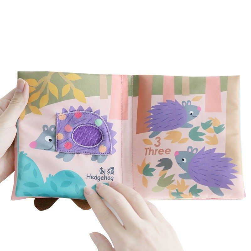 宝宝触感立体布书 ~岁婴幼儿适用卡通毛绒益智早教发