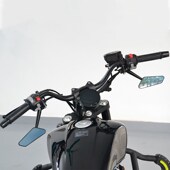 灰石灰石金吉拉闪黑旗改装 后视镜椭圆长方形倒车镜