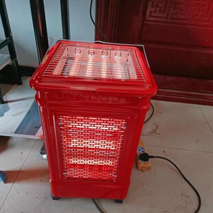 小太阳速热取暖炉电热扇烧烤型烤火炉五面取暖器四面电烤炉电暖气