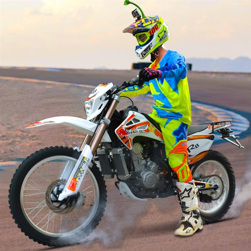 越野机车宗c申水冷引擎250CQR林道越野山地跑车汽油国四可上牌