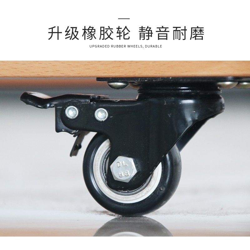 榉木制平立两用落地实木加厚款可调节单摇杆手摇国画大油画架