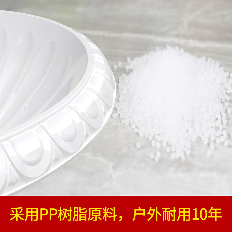 户外欧式高脚花盆托盘落地式底座花槽罗马风花钵门口道路组合花架