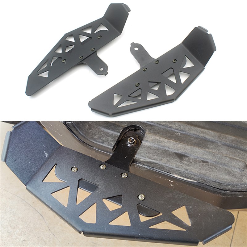 深远电动车改装前脚踏板 A7 A8L T90加宽金属脚板 骑士号 一对装
