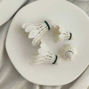 钩针羽毛球材料包