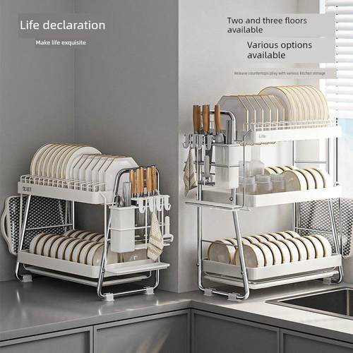 声明寿命存储架，双层碟式存储架，多功能排水架，容量小，不易生