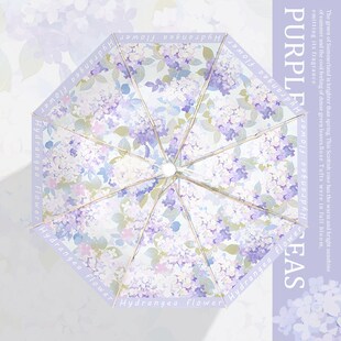 黑胶双层太阳伞防晒防紫外线女折叠超轻小巧遮阳伞全自动晴雨两用