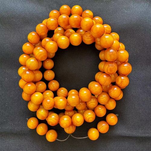 二小优选(沉香琥珀木)男女手串108粒