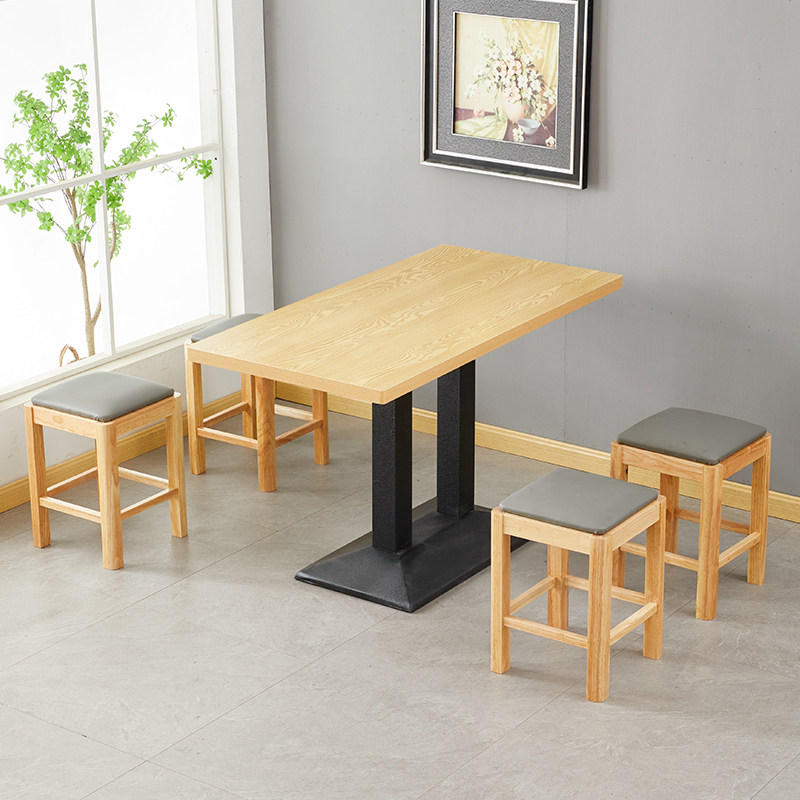 商用餐桌凳组合餐饮店桌椅面馆早餐饭店快餐桌椅奶茶店餐桌商用,住宅家具,板木餐桌,淘宝优惠券,粉丝福利购,淘宝优惠卷