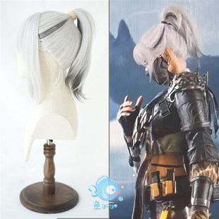 鱼悠悠优质毛胚】三角洲行动cos麦晓雯骇爪红皮水墨云图cos假发