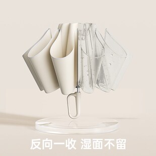 左都环扣雨伞学生上学女全自动加大加厚加固男士 折叠晴雨两用