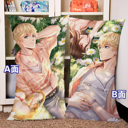 动漫抱枕二次元恋与制作人白起李泽言许墨周棋洛周边半身靠枕包邮