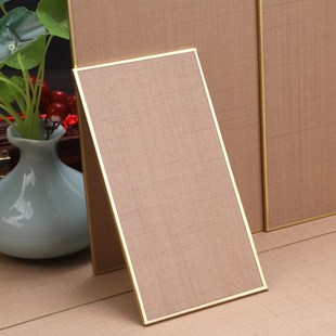 徽雨轩加厚真丝熟绢卡纸仿古烟灰色古法粗绢硬卡工笔画小楷没骨花