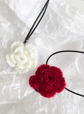 feytiy 迷你花朵小镜子挂饰项链女 外出方便补妆吊坠秋冬穿搭饰品